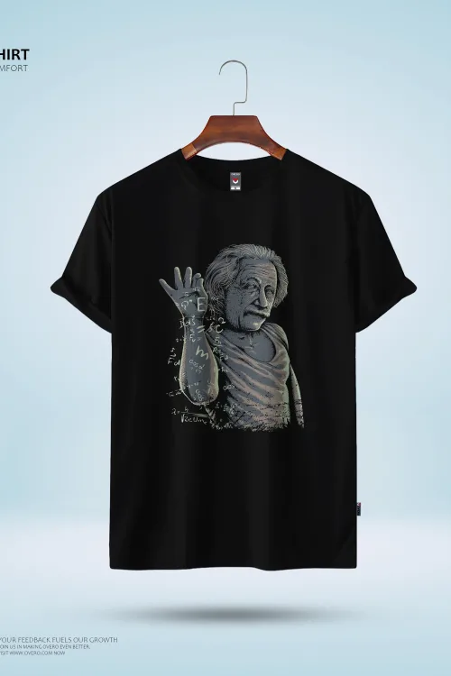 Men’s Round Neck Half Sleeve – Mathbae Einstein