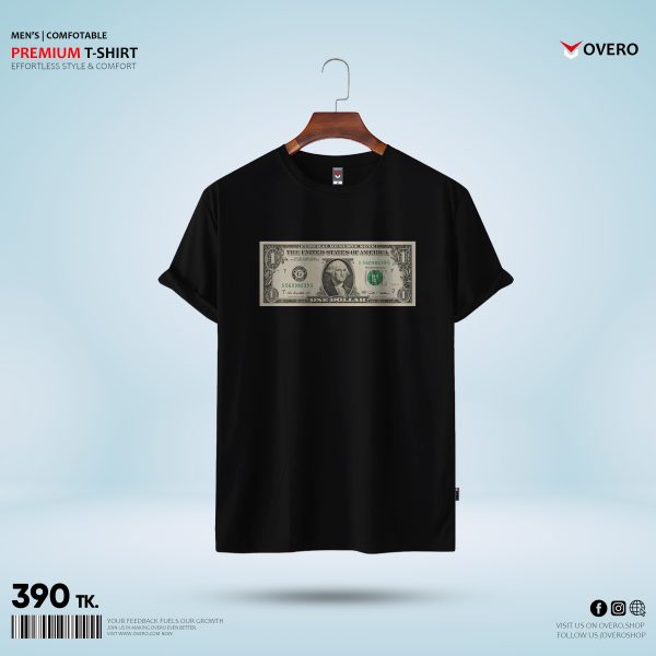 Men's Round Neck Half Sleeve - One dollar