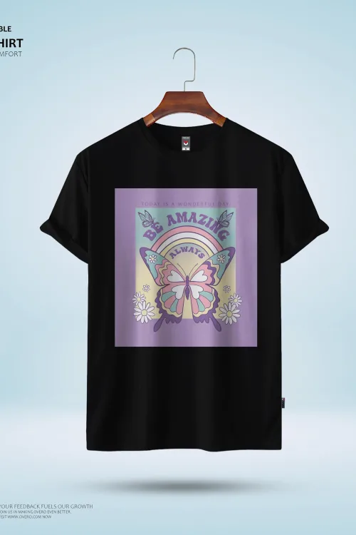 Women’s Round Neck Half Sleeve – be amazing