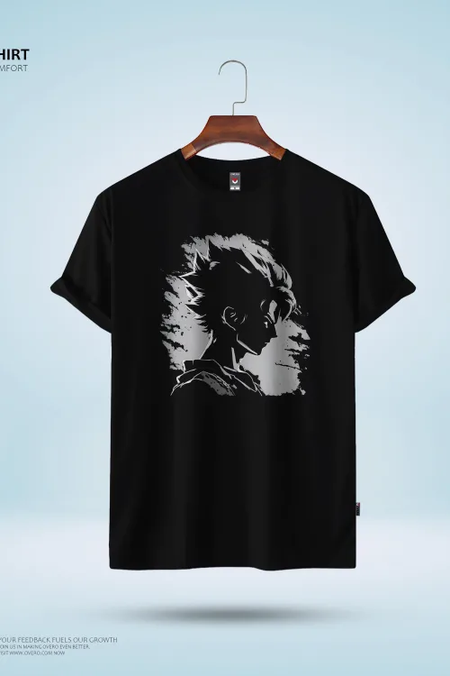 Men’s Round Neck Half Sleeve – goku dragon ball