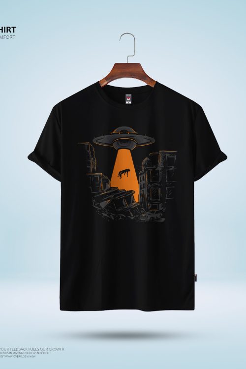 Men’s Round Neck Half Sleeve – ufo hunter